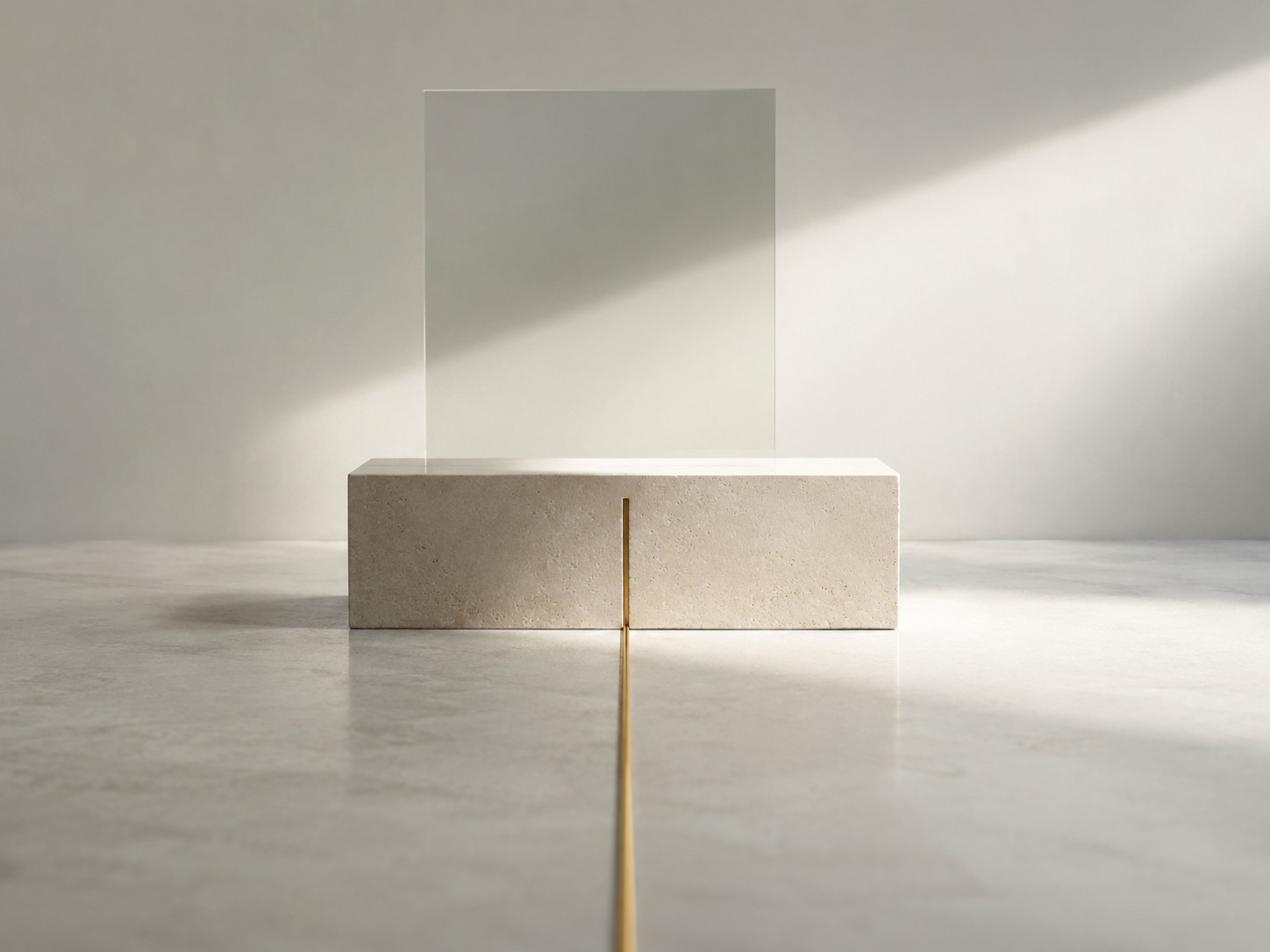 Minimalistische Glas- und Steinstruktur als Symbol für Transparenz und steuerliche Einordnung der Einkommensteuer